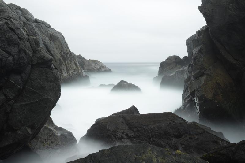 Rompeolas en calma